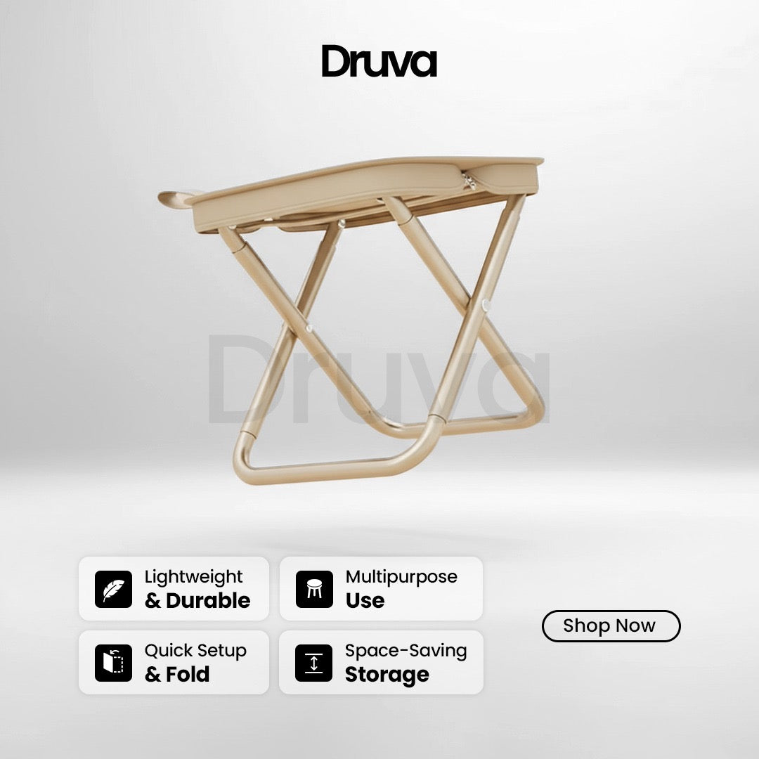 Druva™ portable foldable stool